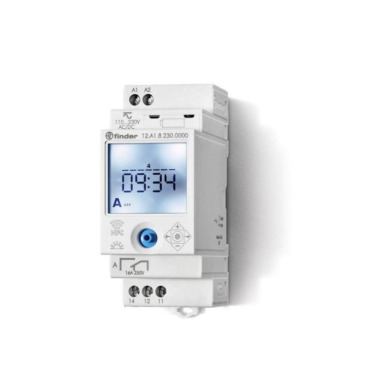 Finder Interrupteur Horaire Astronomique 16A 230V Numérique, Doe-het-zelf en Bouw, Elektriciteit en Kabels, Verzenden