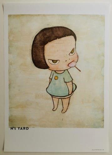 Yoshitomo Nara - Lollipop, Antiek en Kunst, Kunst | Tekeningen en Fotografie