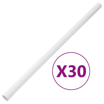 vidaXL Kabelgoten Ø32 mm 30 m PVC, Verzenden, Nieuw