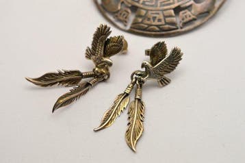 Themacollectie - Broche & Oorbellen - Mexico & American, Antiek en Kunst