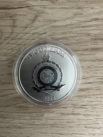 Niue. 2 Dollars 2025, Mickey, Goofy & Donald Duck, 1 Oz