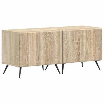 vidaXL Tv-meubel Sonoma Eiken Bewerkt hout, Huis en Inrichting, Verzenden, Nieuw