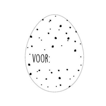 10x Sticker Paasei naam pasen (Stickers), Verzenden, Nieuw, Meerdere stickers