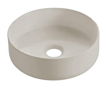 Waskom Wiesbaden Colosso Rond 36x12cm Keramiek Beige, Ophalen of Verzenden, Overige typen
