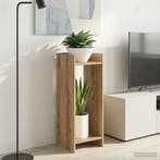 vidaXL Plantenstand met plank 2 pcs Artisan Eik 30 x 30 x 80, Verzenden, Nieuw