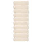 vidaXL Washandjes FROGN 10 st 30x30 cm 360 g/m² crème, Verzenden
