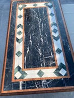 Salontafel - Marmer - Tafel met inlegwerk met verfijnde