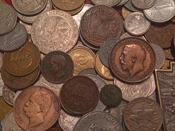 Wereld. Large lot of World Coins, 1800 to présent. (Zonder