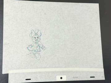 Walt Disney - Dessin danimation original de Minnie Mouse -, Nieuw