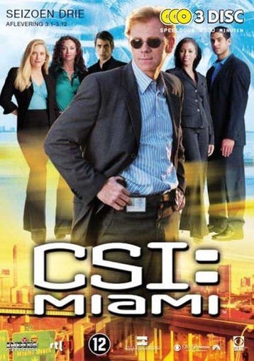 Csi Miami seizoen 3 (deel 1) (dvd tweedehands film), Ophalen of Verzenden