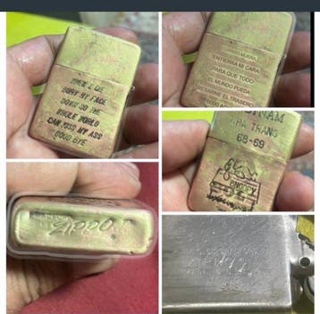 Zippo - Classic/Brass Vietnam - Zonder minimumprijs -, Nieuw