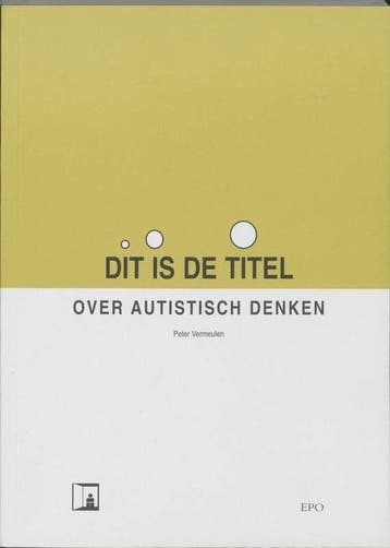 Dit is de titel 9789064451232 Peter Vermeulen, Verzenden, Peter Vermeulen