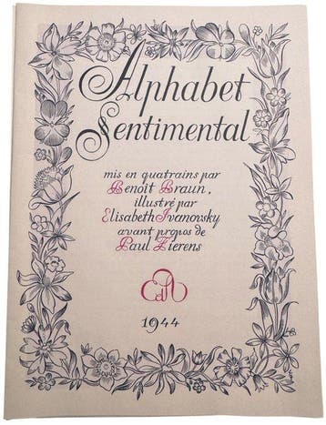 Benoît Braun / Elisabeth Ivanovsky - Alphabet Sentimental -, Antiquités & Art