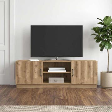 vidaXL TV Kast 150 x 31 x 47 cm Artisanaal eiken Bewerkt, Verzenden, Nieuw