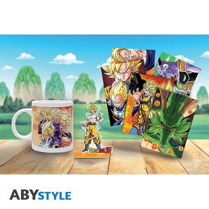 Dragon Ball Gift Set (Mok, Figure & Postkaarten), Collections, Cinéma & Télévision, Enlèvement ou Envoi