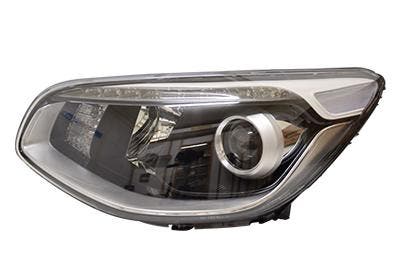 Kia Soul 2014-2017 H7+LED Zwart Koplamp Links (Koplampen), Auto-onderdelen, Verlichting, Nieuw, Verzenden