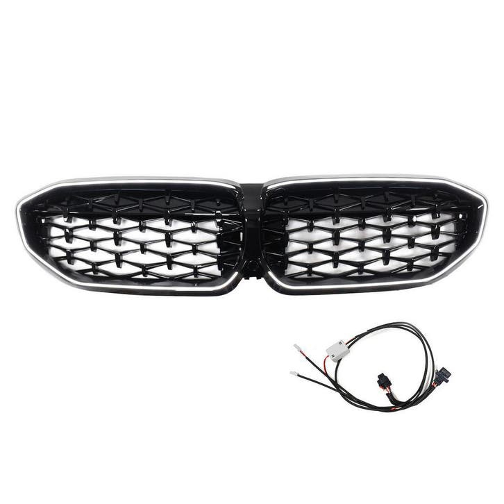 Diamond grillen LED verlichting BMW G20 G21 2019-2022 B9346, Autos : Pièces & Accessoires, Carrosserie & Tôlerie
