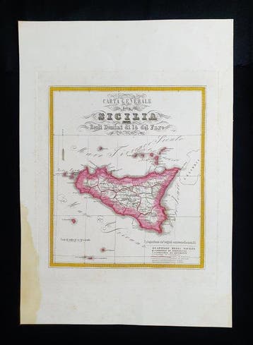 Europa - Italië / Sicilië / Palermo / Catania / Siracusa /, Boeken, Atlassen en Landkaarten, Nieuw