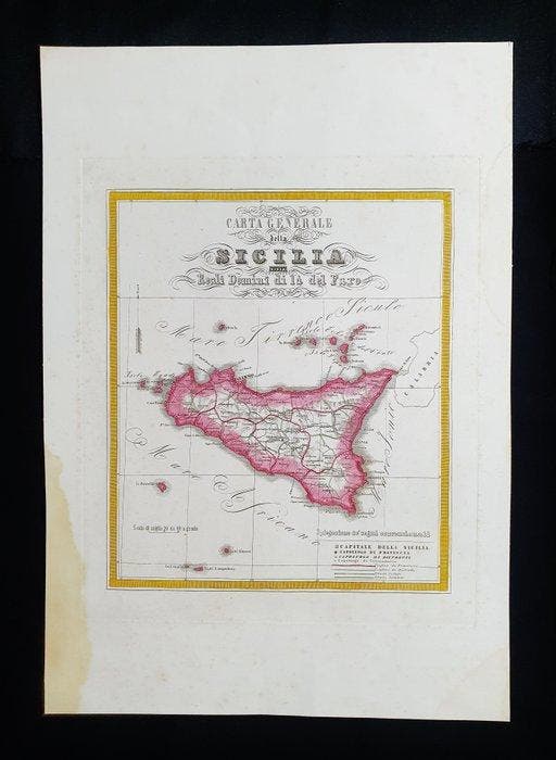 Europa - Italië / Sicilië / Palermo / Catania / Siracusa /, Boeken, Atlassen en Landkaarten