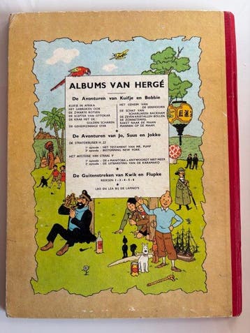 Kuifje - Mannen op de Maan - 1 Comic - Herdruk - 1955