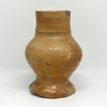 Médiéval Grès cruche de Raeren (Belgique) - cruche en grès