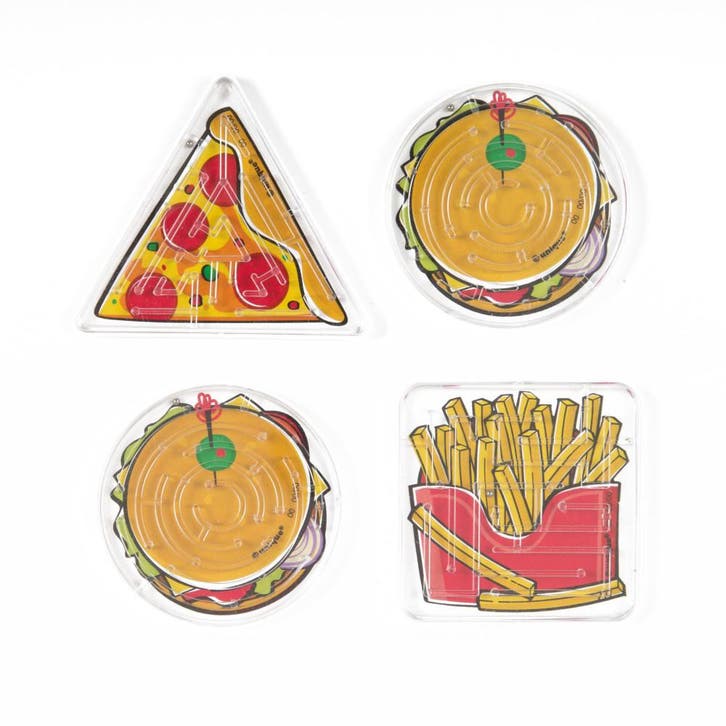 Uitdeelcadeautjes Doolhof Balletje 6cm 4st, Hobby en Vrije tijd, Feestartikelen, Nieuw, Verzenden