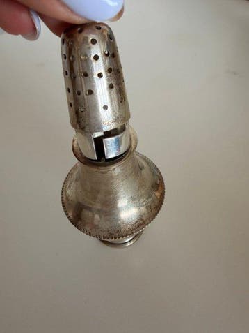 Suikerkom - Zilver - suiker/kaneelstrooier