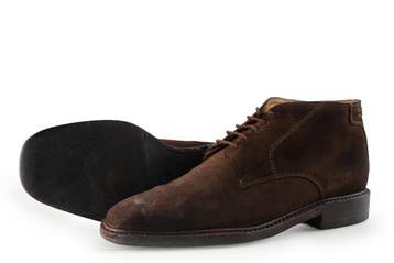 Floris van Bommel Veterboots in maat 40½ Bruin, Bruin, Verzenden, Boots, Floris van Bommel
