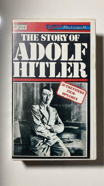 THE STORY OF ADOLF HITLER (EX RENTAL) (VHS), Gebruikt