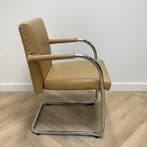 Design Vitra Visasoft vergaderstoelen, bruin leder, Huis en Inrichting, Gebruikt, Eén