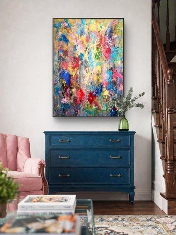 Jana Noldin - Abstract Painting Fluid emotions - llI
