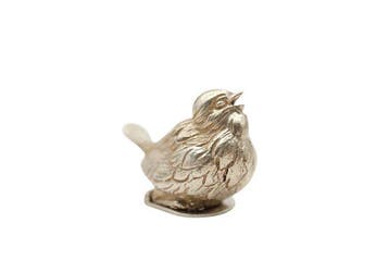 Zout- en pepervaatjes - .833 zilver - Vogel