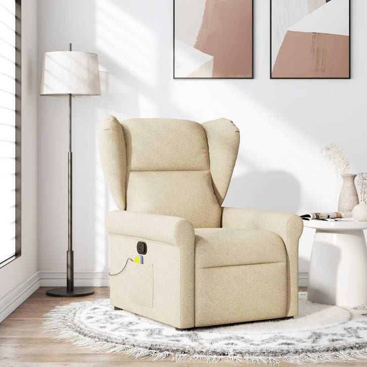 Massagestoel Creme | -35% Retour Deal | Pak je rust, Maison & Meubles, Canapés | Salons, Envoi