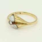 Bague - 18 carats Or jaune - Diamant - Parel.