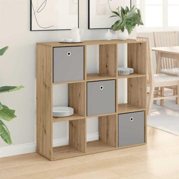 vidaXL Dressoir Artisan Eiken 102 x 31 x 99,5 cm, Verzenden