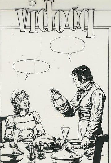 Hans G. Kresse - pagina Vidocq - 1 originele filmcelpagina, Nieuw
