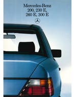 1986 MERCEDES BENZ E KLASSE BROCHURE NEDERLANDS, Ophalen of Verzenden
