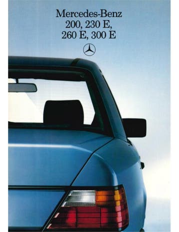 1986 MERCEDES BENZ E KLASSE BROCHURE NEDERLANDS, Ophalen of Verzenden, Nieuw