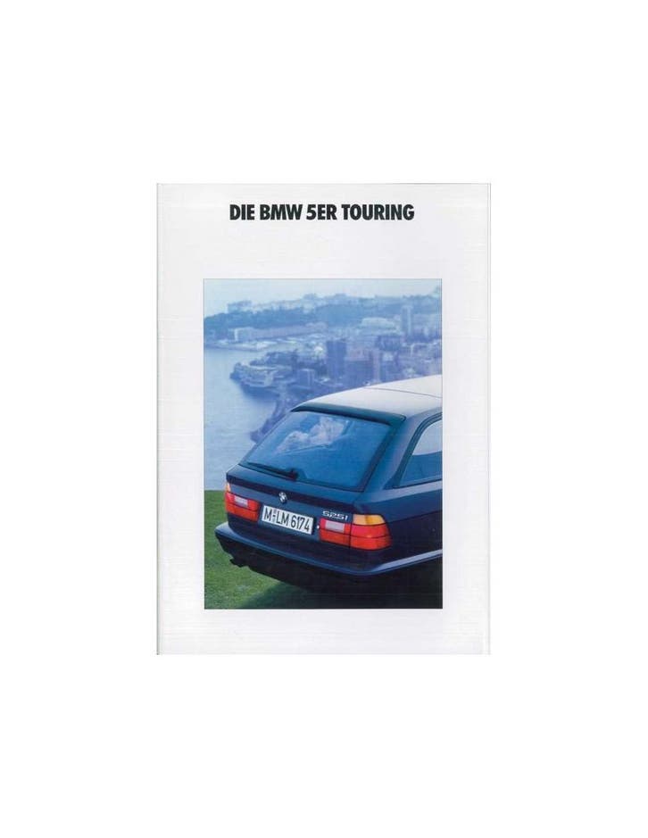 1992 BMW 5 SERIE TOURING BROCHURE DUITS, Boeken, Auto's | Folders en Tijdschriften, Ophalen of Verzenden