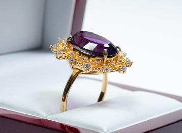 Zonder minimumprijs - Ring - 925 zilver - 8,00 ct, Nieuw