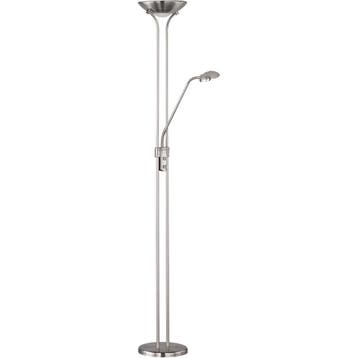 Dimbare LED Vloerlamp 25W Warm Wit 2700K-3000K - Witte Vloer, Verzenden