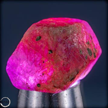 Natuurlijke zeldzame Padparadscha-saffier – Ruw kristal met