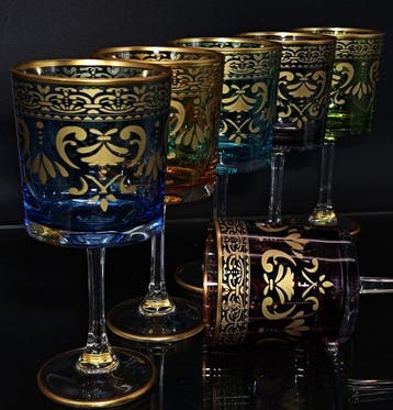 Artemisia - Drinkset - Arno Vino - Kristal, gouden zecchino