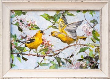 Larissa Alpatova Fedchenko (XX-XXI) - Goldfinches have