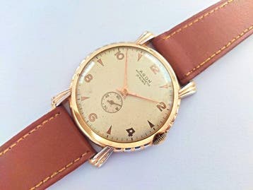 Agon - Swiss made gold plated big mens - Sans prix de