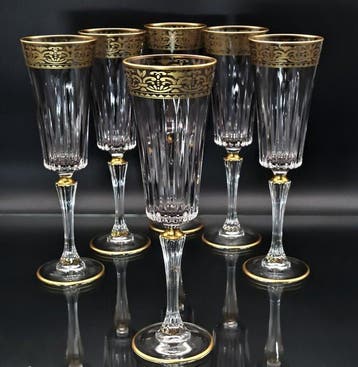 Artemisia - Flûte à champagne (6) - Cristal