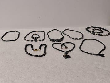 Hématite barres allongées, taillées en éventail, perles