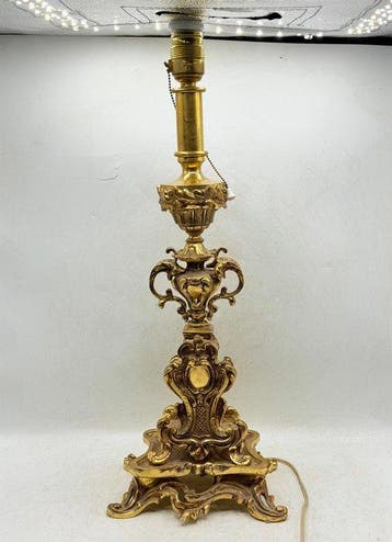 Lampe de table - Bronze doré - Luis XV Grande - 55cm