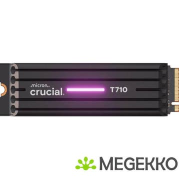 Crucial SSD T710 2TB PCie 5.0 NVMe w/Heatsink, Computers en Software, Verzenden, Nieuw