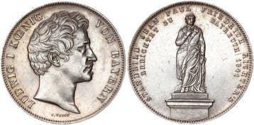 Duitsland, München. Ludwig I. 1825-1848. Doppeltaler 1841